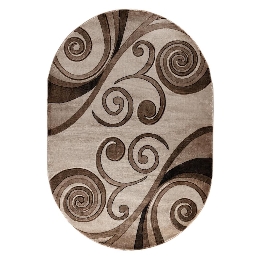 ORELSI COLLECTION OR50 5'2" X 7'5" OVAL
