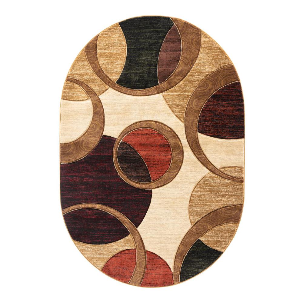 ORELSI COLLECTION OR54 5'2" X 7'5" OVAL