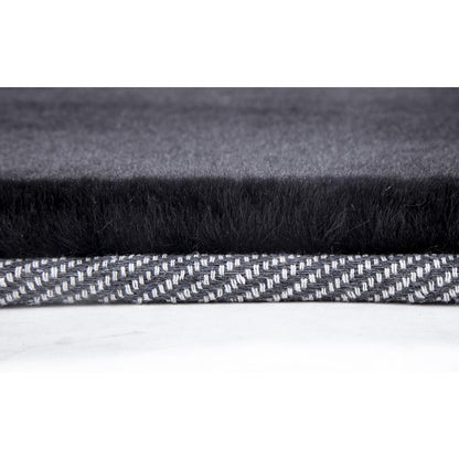 FAUX RABBIT FUR BLACK RB02 7'6" X 9'6"