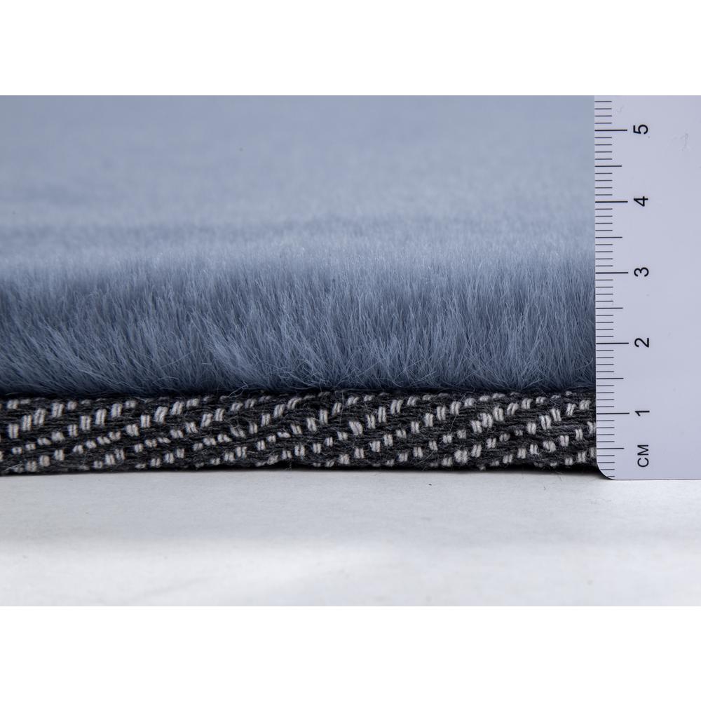 RABBIT SKIN BLUE RB10   5' X 7'