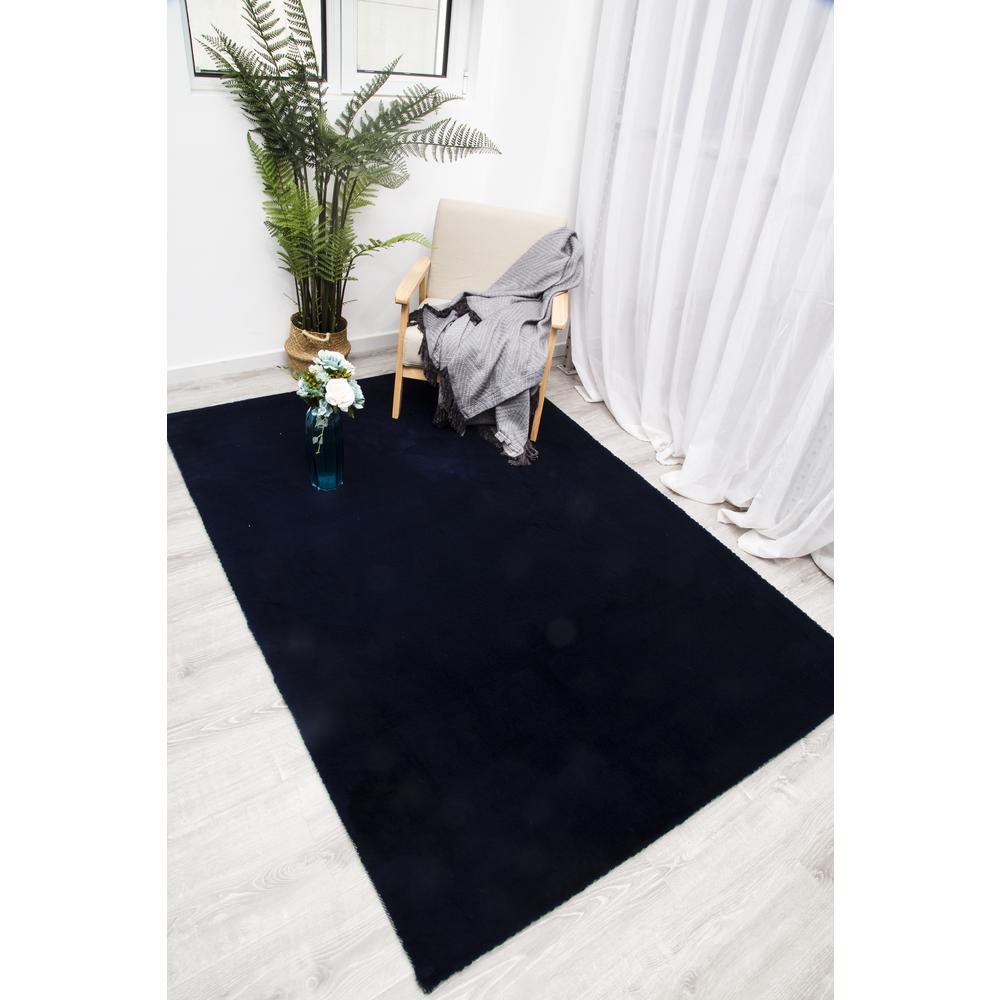 RABBIT SKIN NAVY RB13  5' X 7'