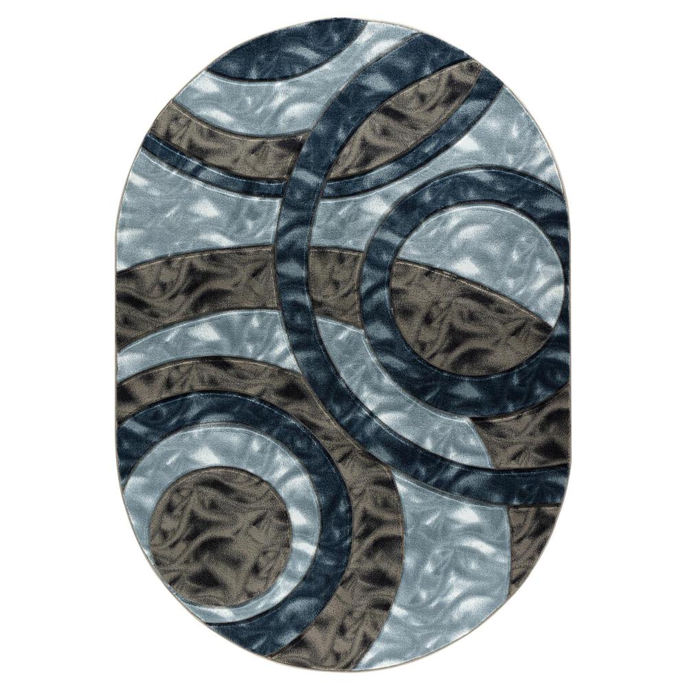 ORELSI COLLECTION OR73 5'2" X 7'5" OVAL