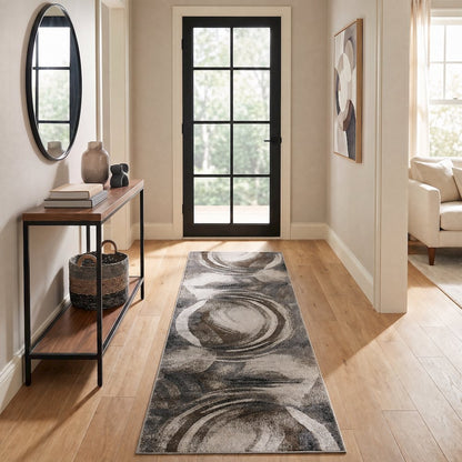 Alloy Collection AY01 Artistic Neutral Pattern Area Rug