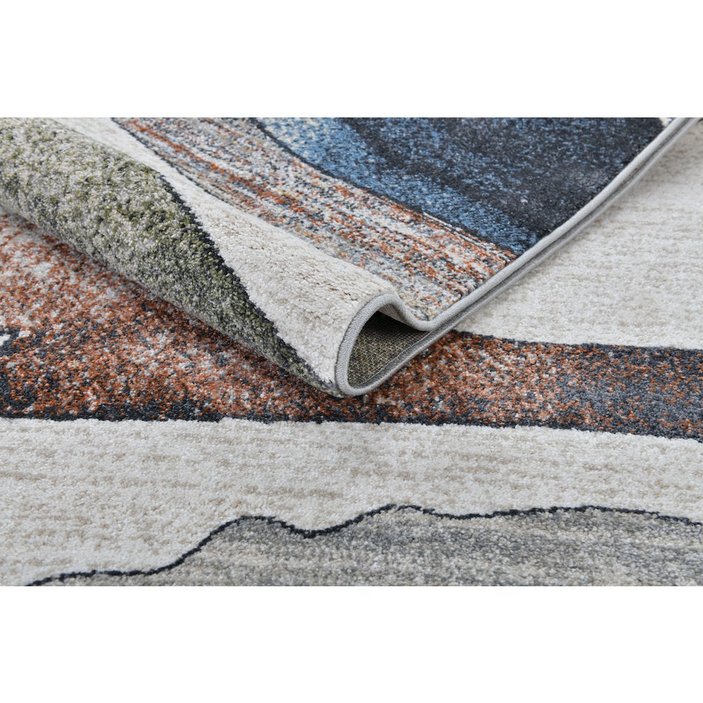 Alloy Collection AY02 Multi Color Artistic Pattern Area Rug