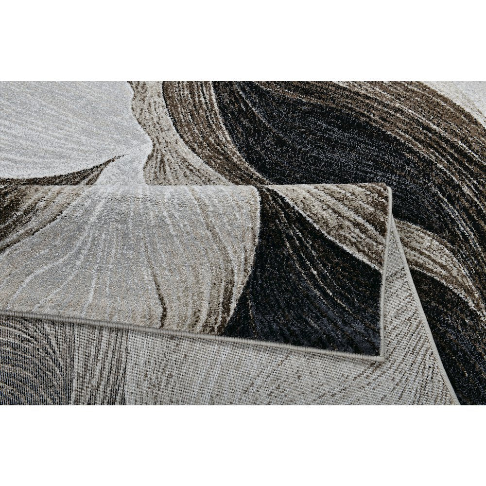 Alloy Collection AY03 Modern Abstract Leaf Area Rug