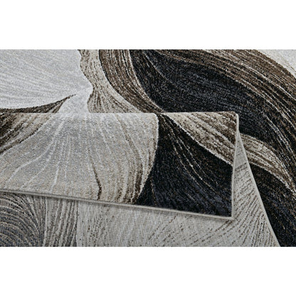 Alloy Collection AY03 Modern Abstract Leaf Area Rug