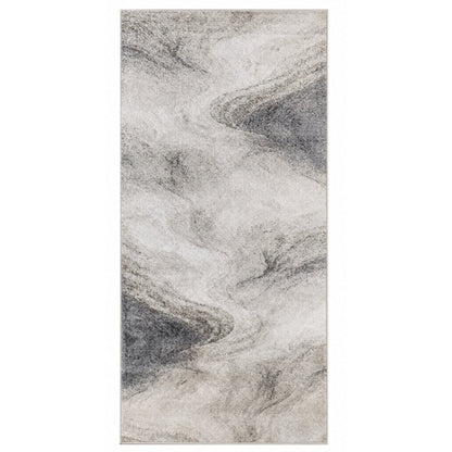 Alloy Collection AY04 Soft Abstract Wave Pattern Area Rug