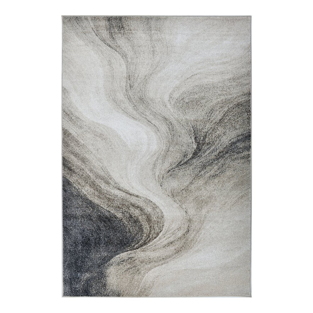 Alloy Collection AY04 Soft Abstract Wave Pattern Area Rug