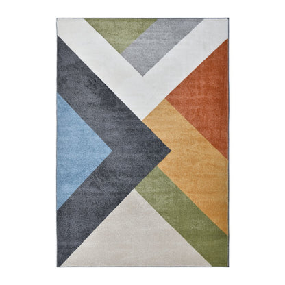 Alloy Collection AY06 Colorful Geometric Pattern Area Rug