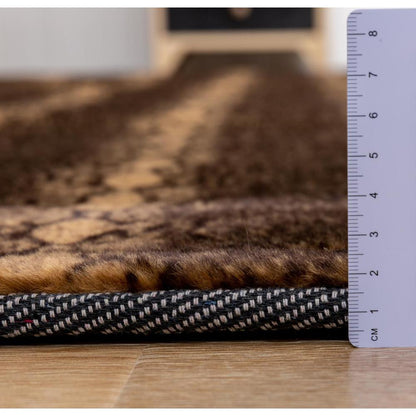 FAUX  FUR SNAKE FU03  5' X 7'