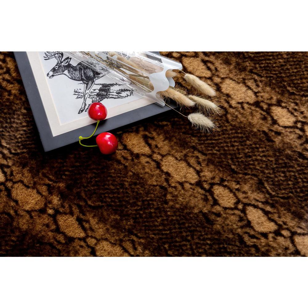 FAUX  FUR SNAKE FU03  5' X 7'