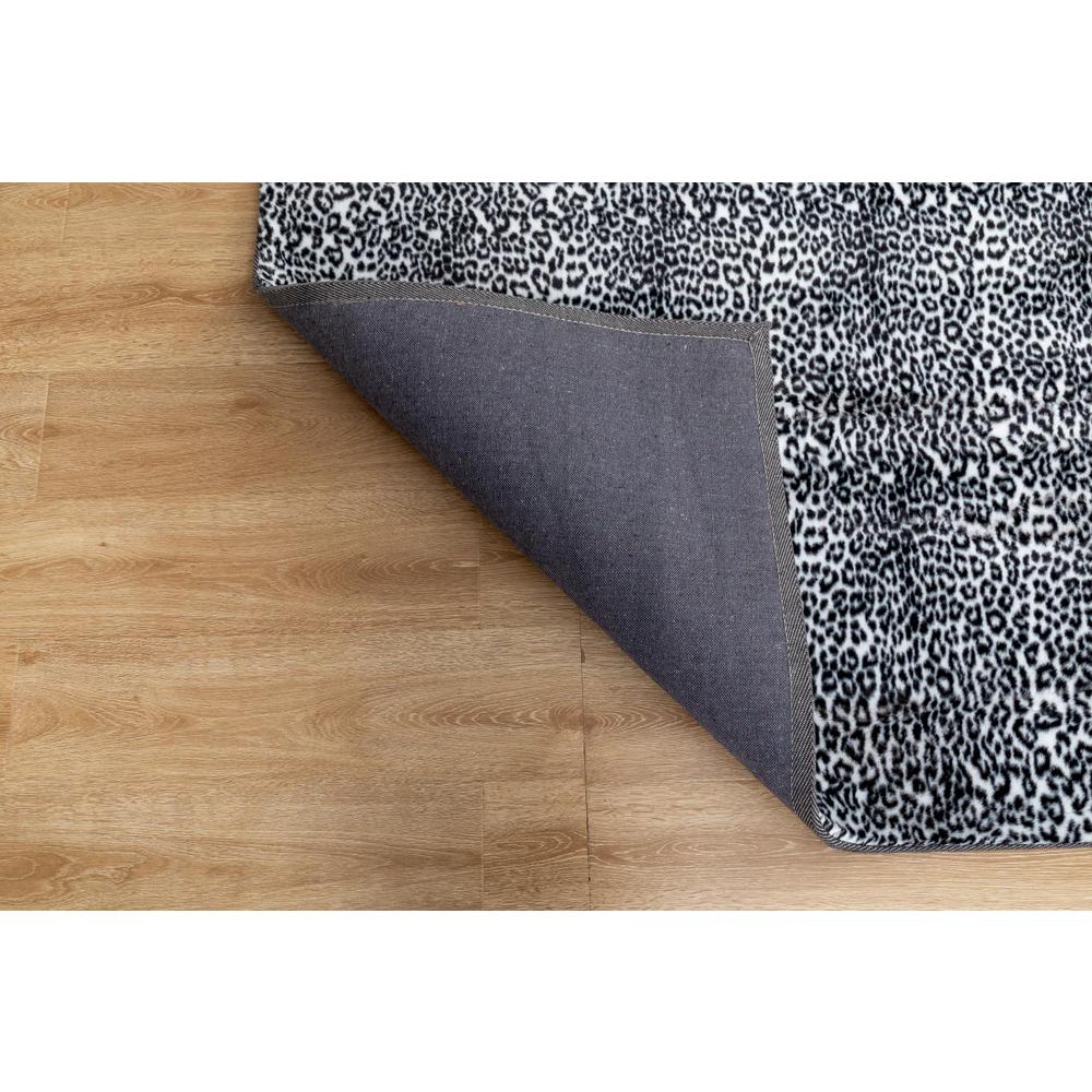 FAUX FUR LEOPARD FU04 5' X 7'