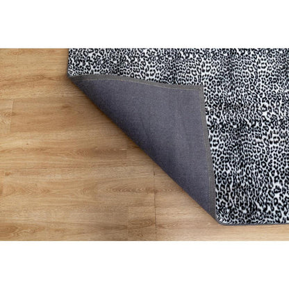 FAUX FUR LEOPARD FU04 5' X 7'