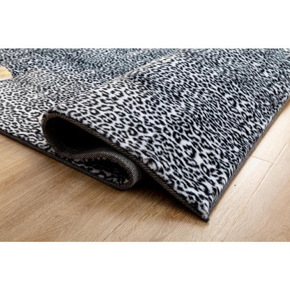 FAUX FUR LEOPARD FU04 5' X 7'