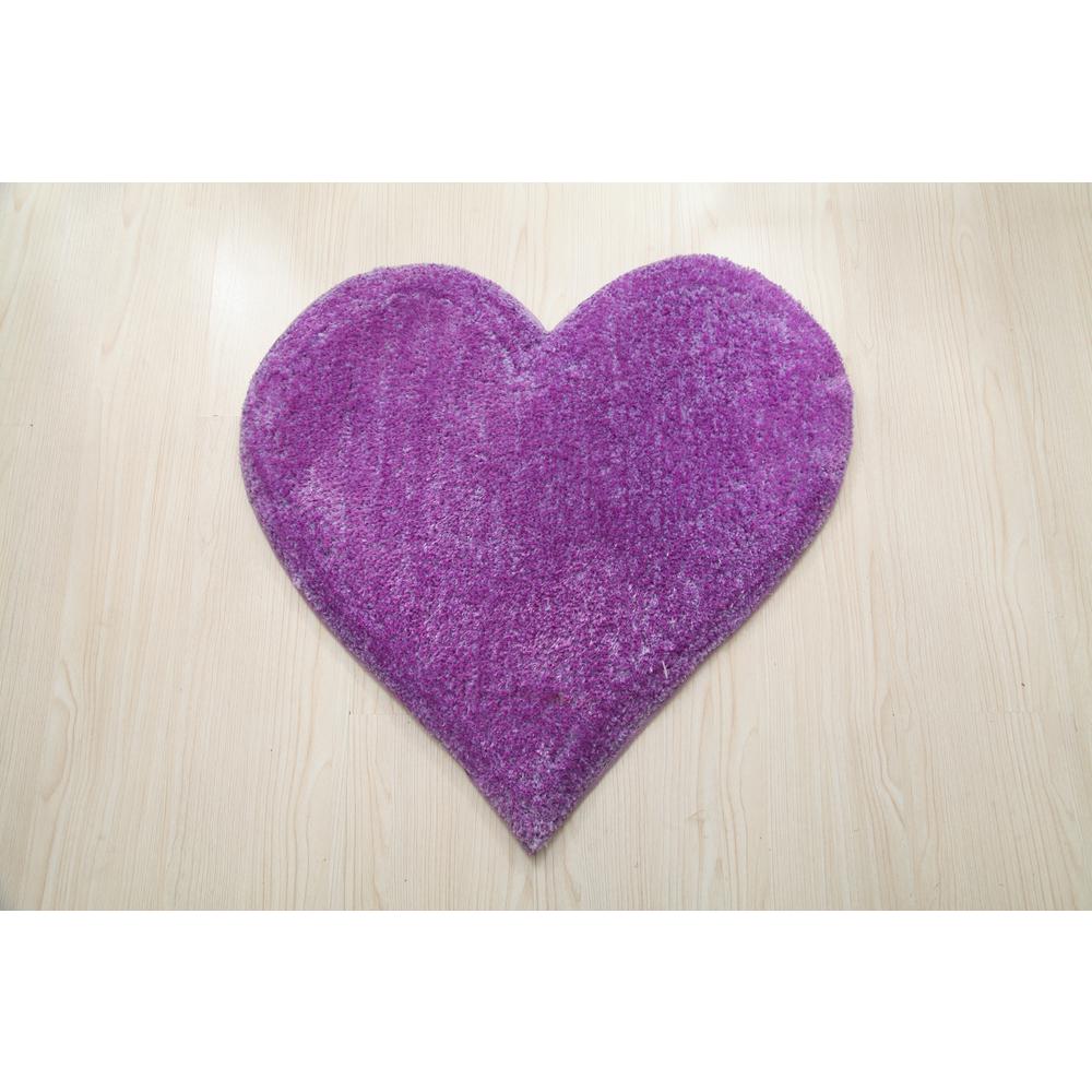HEART L.PURPLE 2'4 X 2'4