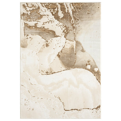 Lavell 03 Contemporary Beige Stone Rug
