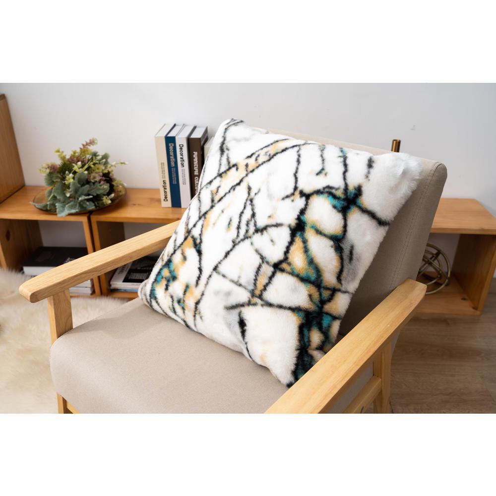 LUXURY  02  PILLOW MARBLE  20" X 20"