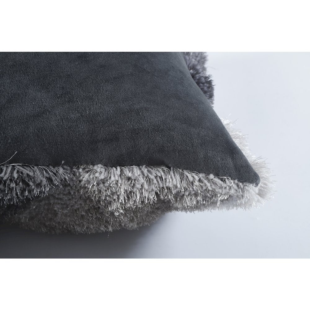 Mateos MS20P Gray Chevron Throw Pillow