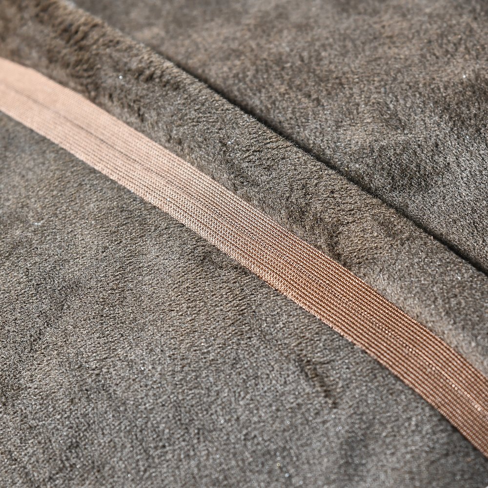 Mateos MS67 Orange Brown Modern Curve Throw Pillow