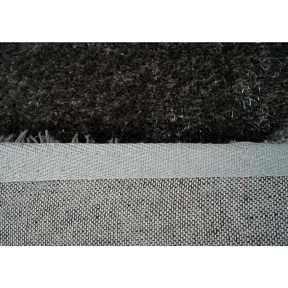 Mateos MS72 Gray Abstract Swirl Shag Rug