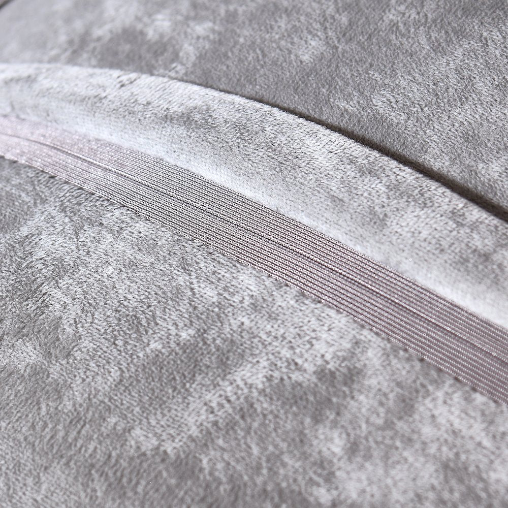 Mateos MS72 Grey Taupe Modern Curve Throw Pillow