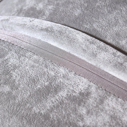 Mateos MS72 Grey Taupe Modern Curve Throw Pillow