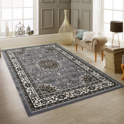 Master Collection 12 Classic Oriental Grey Area Rug