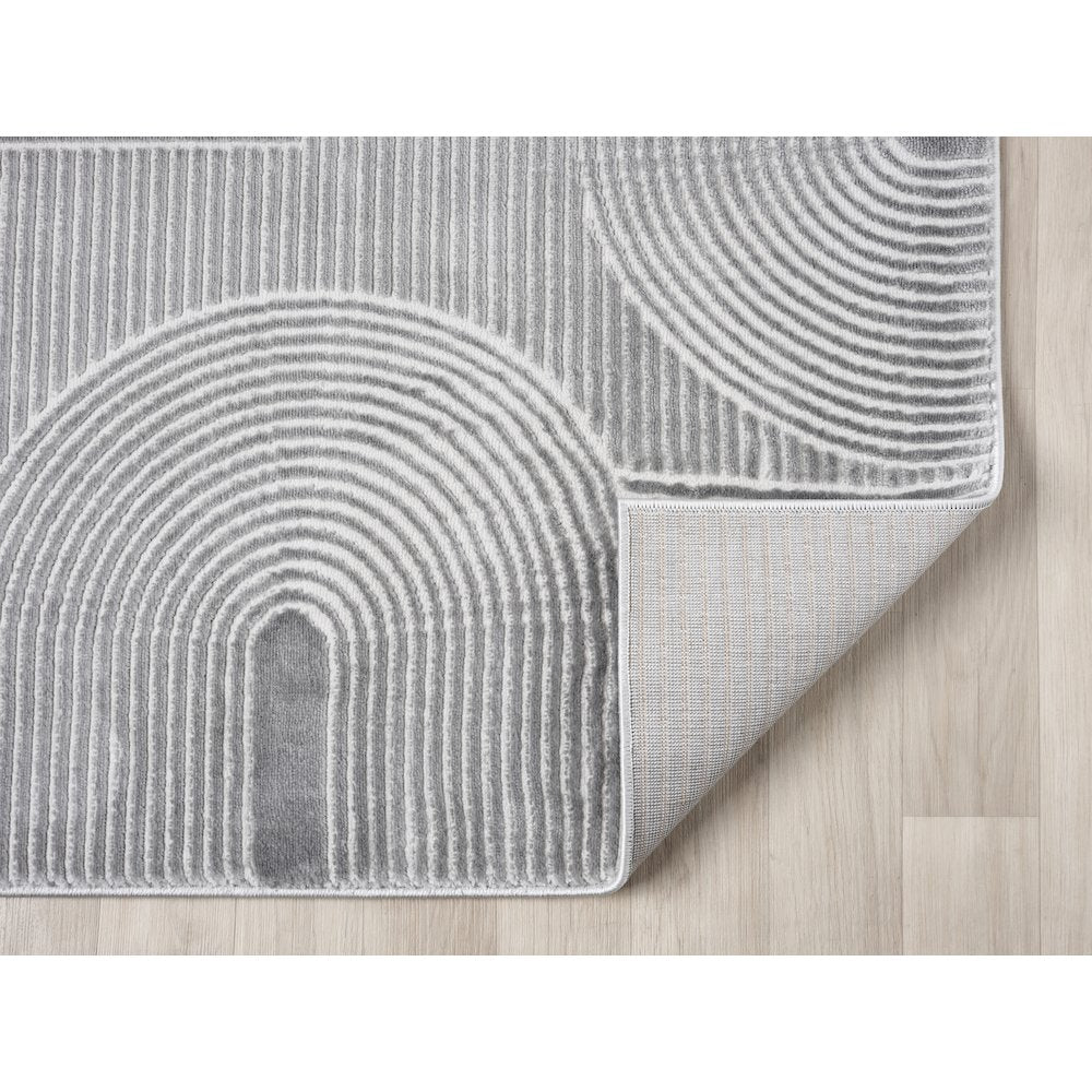 Nuevo 05 Modern Sculpted Arch Geometric Area Rug – Gary