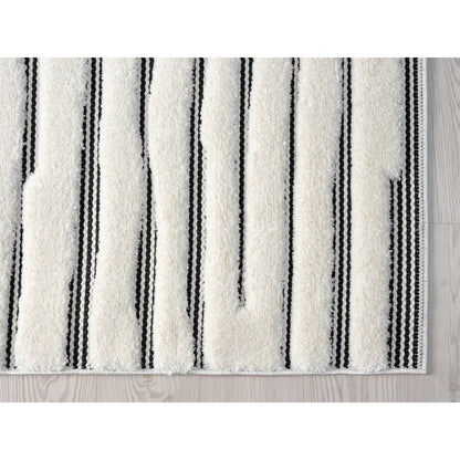 Natural 01 Linear Abstract Area Rug