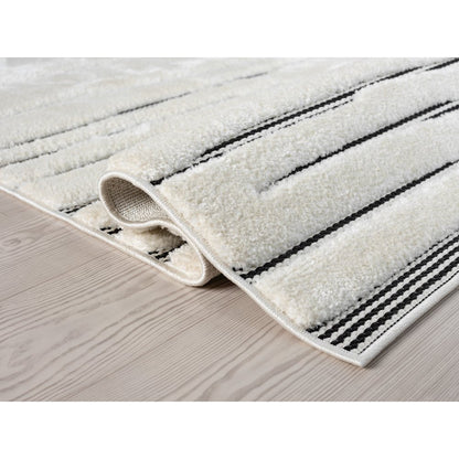 Natural 01 Linear Abstract Area Rug