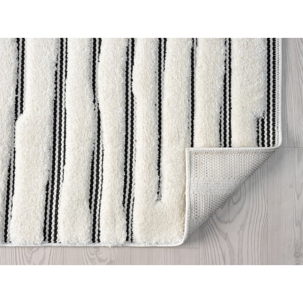 Natural 01 Linear Abstract Area Rug