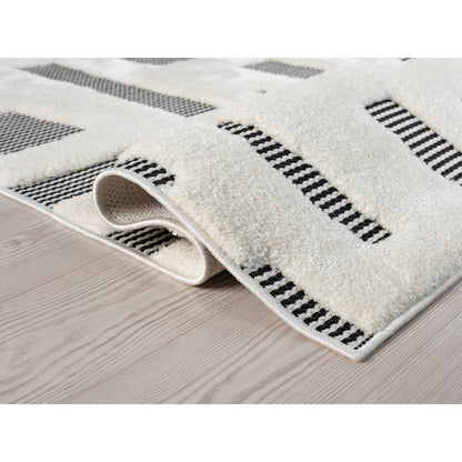 Natural 02 Geometric Blocks Area Rug