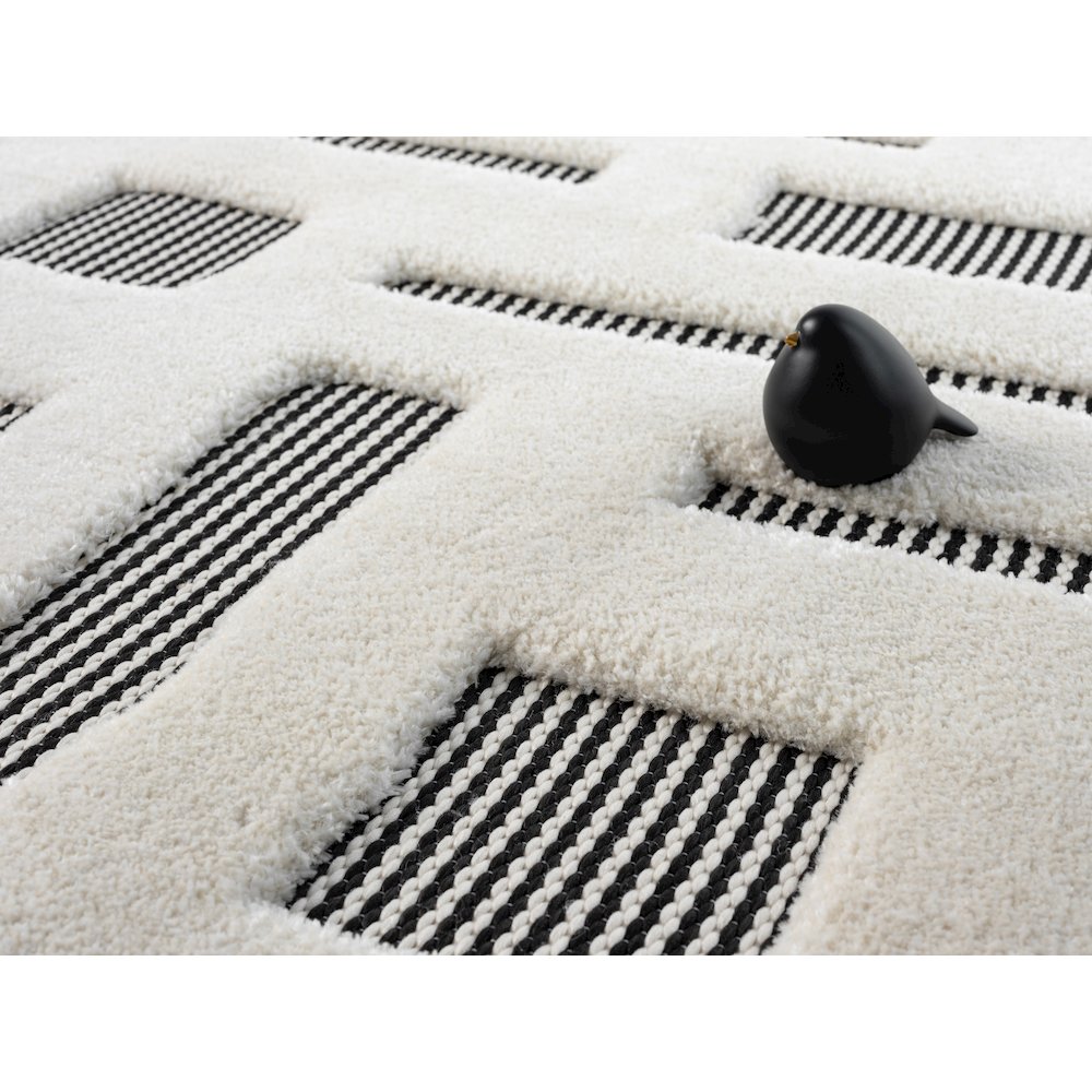 Natural 02 Geometric Blocks Area Rug