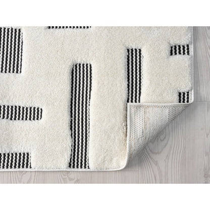 Natural 02 Geometric Blocks Area Rug