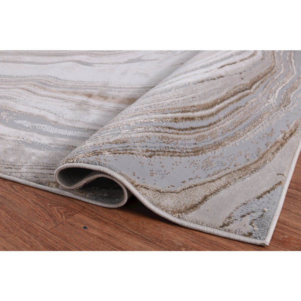 Nevada NV02 Modern Marble Swirl Area Rug