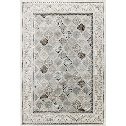 Omari Collection 01 Vintage-Inspired Quatrefol-Patterned Area Rug