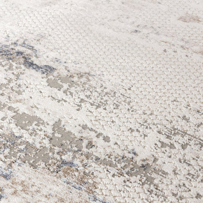 Omari Collection 07 Soft Abstract Textured Area Rug