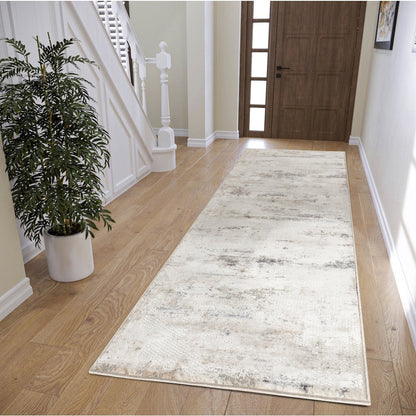 Omari Collection 07 Soft Abstract Textured Area Rug