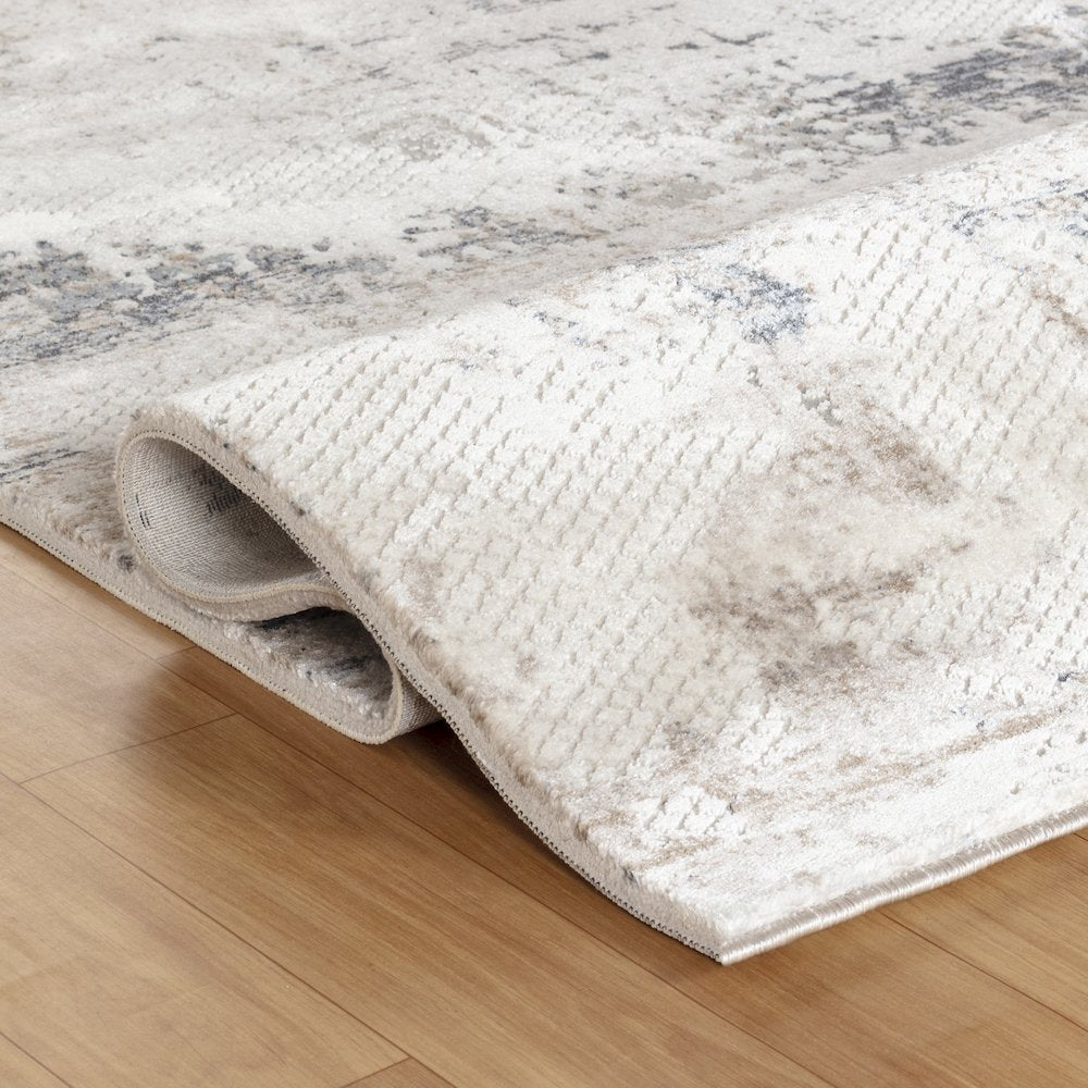Omari Collection 07 Soft Abstract Textured Area Rug
