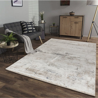 Omari Collection 07 Soft Abstract Textured Area Rug