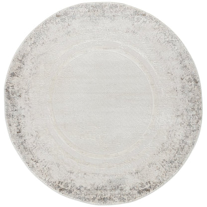 Omari Collection 08 Eroded Minimal Border Texture Area Rug