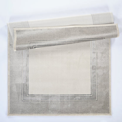 Omari Collection 12 Modern Framed Border Area Rug