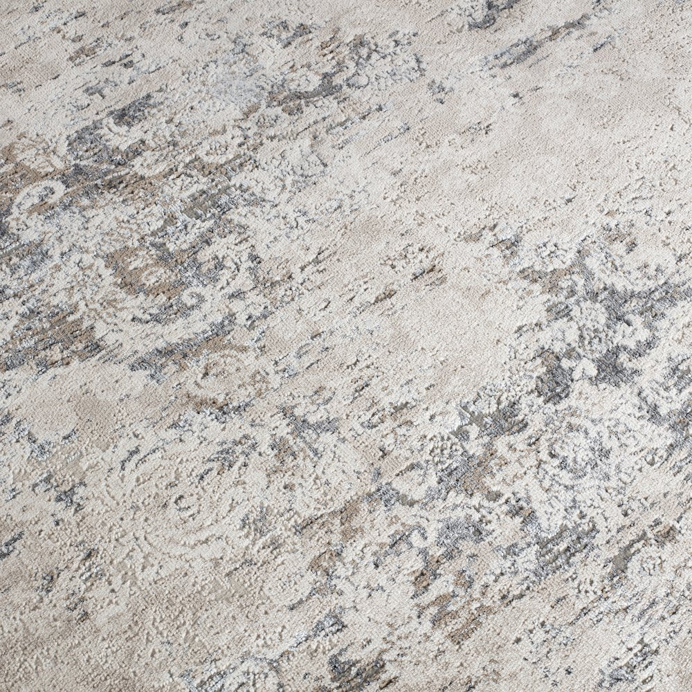 Omari Collection 15 Distressed Transitional Medallion Area Rug