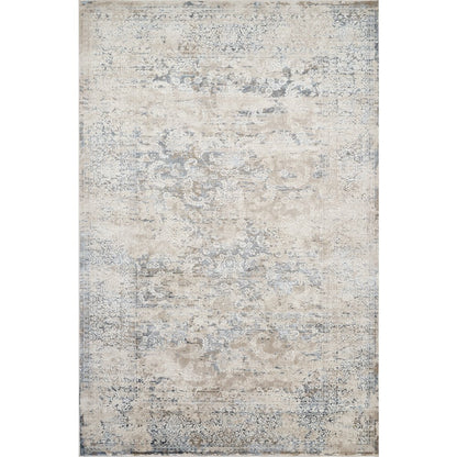 Omari Collection 15 Distressed Transitional Medallion Area Rug