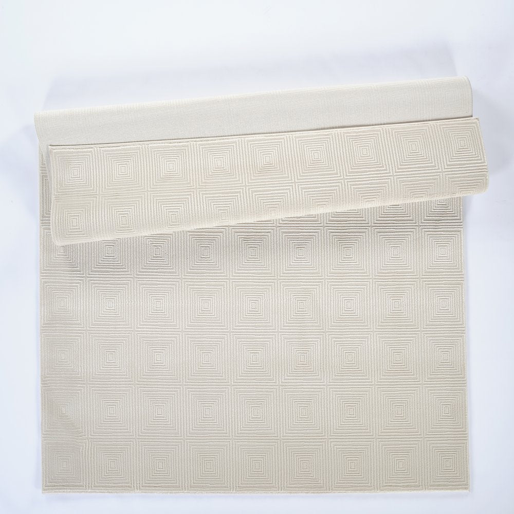 Omari Collection 16 Minimal Geometric Texture Area Rug