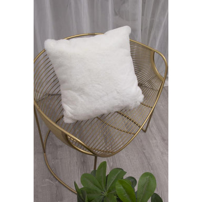 FAUX RABBIT FUR WHITE RB01 2'4" X 7'6"