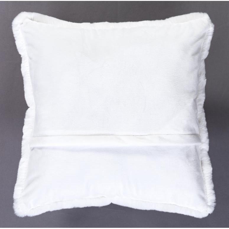 FAUX RABBIT FUR WHITE RB01 2'4" X 7'6"