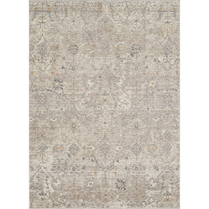 Stellios Collection 06 Vintage Floral Area Rug - Beige