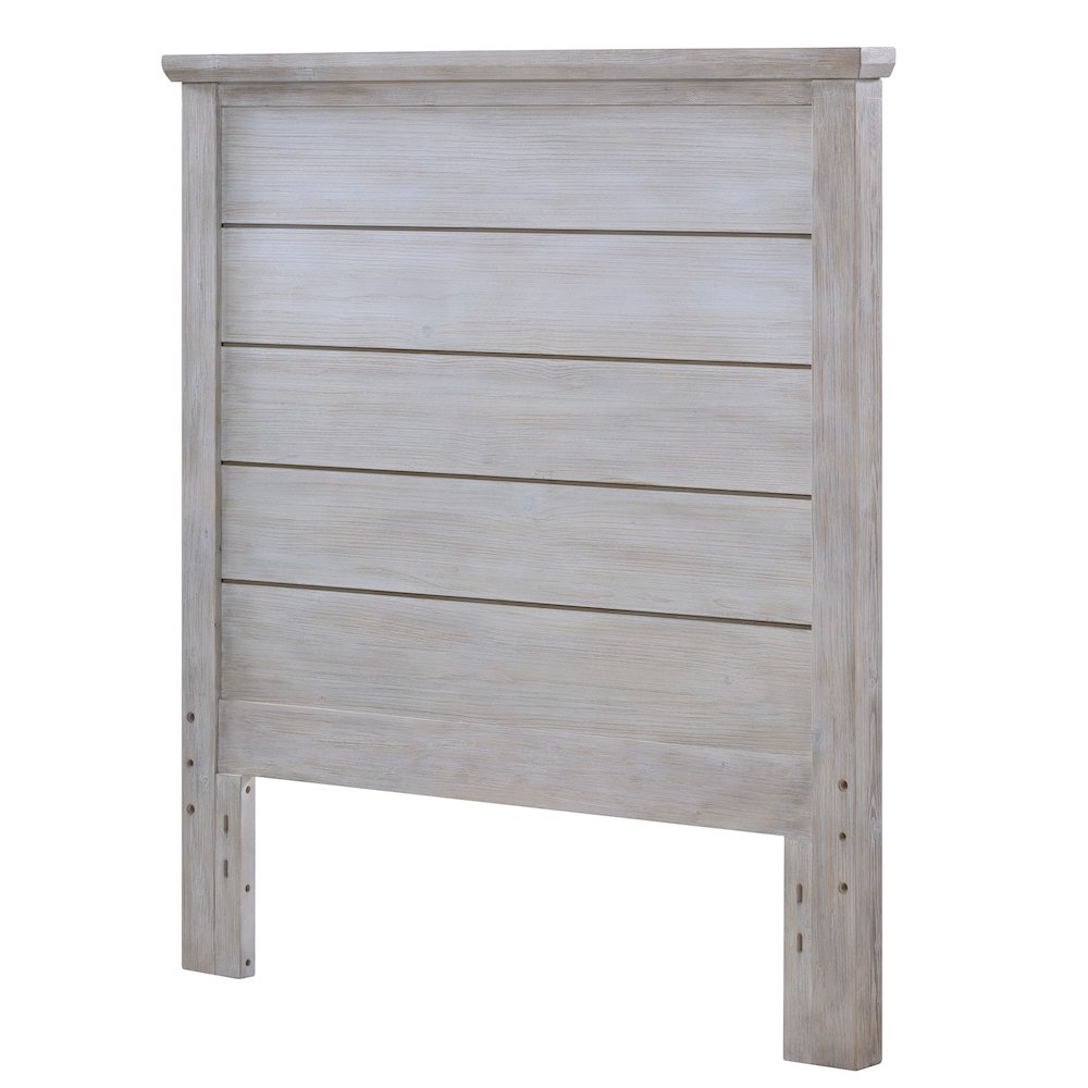 Geneva - Headboard - Twin - Distressed White Finish