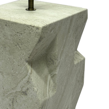 Geo - 27" Table Lamp - Sandstone Finish